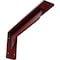 Ekena Millwork Embrey Steel Bracket, Hammered Bright Red 2"W x 12"D x 5 1/4"H BKTM02X12X05EBHRE - alternate 1